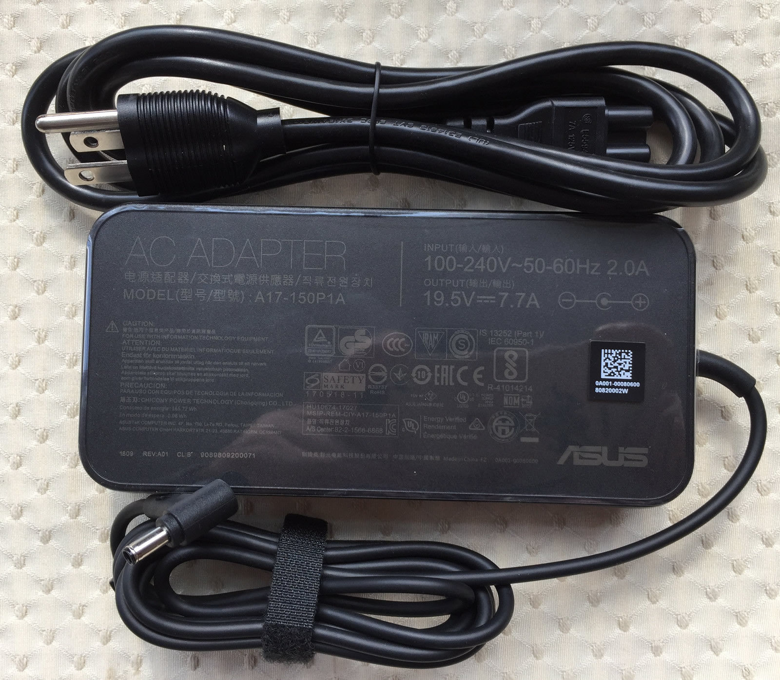 Alimentatore Caricabatterie Asus ZenBook Pro 15 UX550GD-E2055T 150W