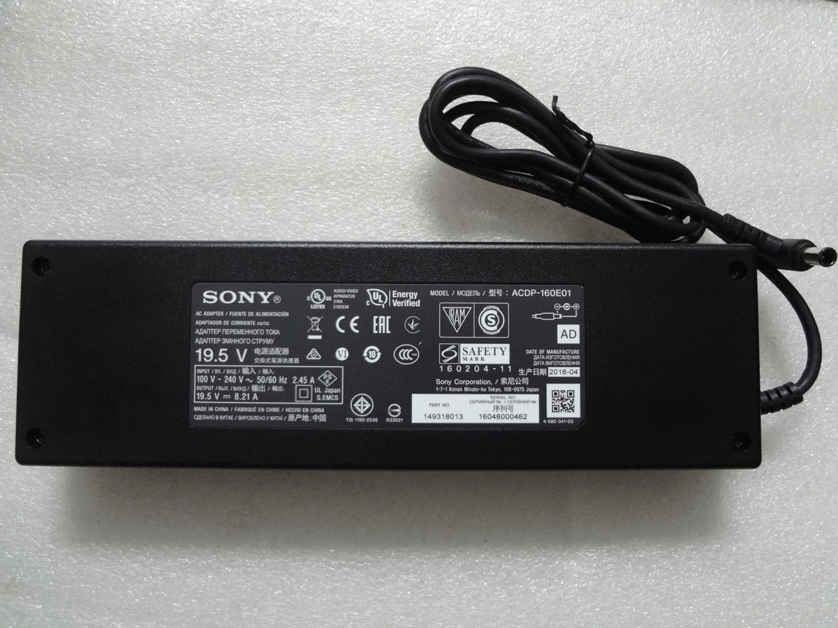 Alimentatore Caricabatterie Sony ACDP-160D02 19.5V 8.21A