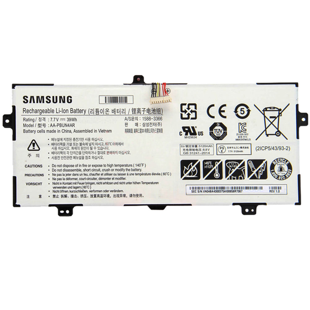 Samsung AA-PBUN4AR NP900X5L 900X5L 940X3L Batteria 7.7V 39Wh