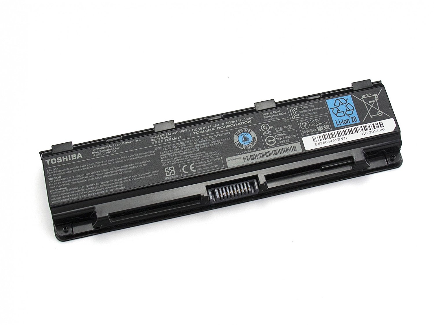 Batteria 10.8V 48Wh Toshiba Tecra A50-A-1DM A50-A-1DN